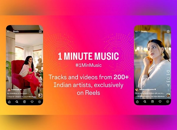 Tech News | Instagram Introduces '1 Minute Music' for Reels and Stories in India