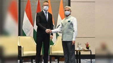 World News | Jaishankar to Discuss Bilateral, Global Matters with Hungarian Counterpart