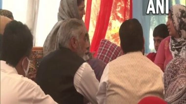 India News | J-K: Mehbooba Mufti Meets Family of Slain Kashmiri TV Actor Amreen Bhat