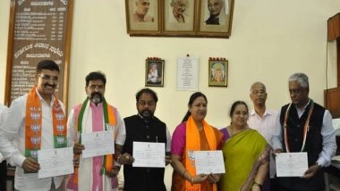 India News | Karnataka Legislative Council Polls: 7 Candidates Elected Unopposed, BJP Gains Majority