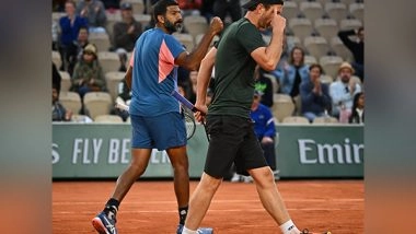 Sports News | French Open: Bopanna-Middelkoop Pair Advance to Semi-finals, Defeat Glasspool-Heliovaara