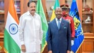 World News | Vice President M. Venkaiah Naidu Meets Gabon President in Libreville