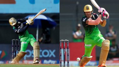 Faf du Plessis’ 73* and Dinesh Karthik’s Blitz Powers RCB to 192/3 Against SRH in IPL 2022