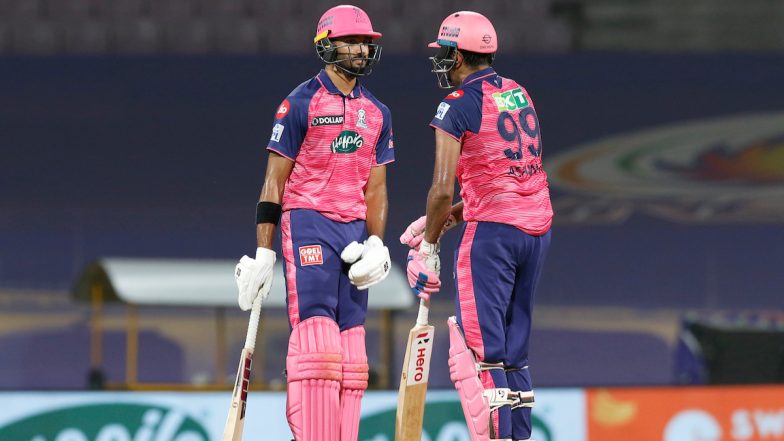 IPL 2022: Ravi Ashwin, Devdutt Padikkal Push Rajasthan Royals to 160/6 Against Delhi Capitals