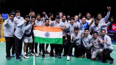 India Win Thomas Cup 2022 Title: Sports Fraternity Heap Praise on India’s Badminton Stars for Historic Victory