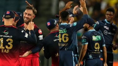 RCB vs GT, IPL 2022 Live Cricket Streaming: Watch Free Telecast of Royal Challengers Bangalore vs Gujarat Titans on Star Sports and Disney+ Hotstar Online