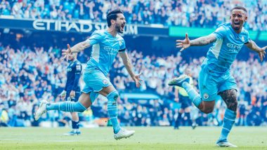 Manchester City 3–2 Aston Villa, Premier League 2021–22: Cityzens Win Title With Comeback Victory Over Aston Villa (Watch Goal Video Highlights)