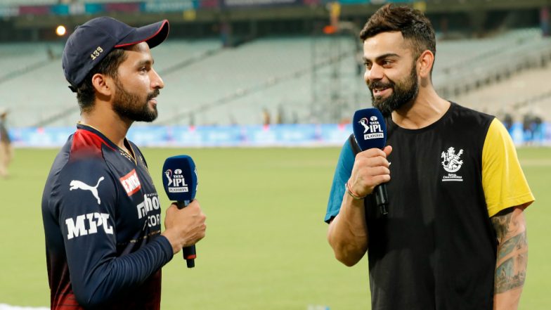 Virat Kohli Lauds Rajat Patidar for His Century During RCB’s Win Over LSG in IPL 2022 Eliminator (Watch Video)