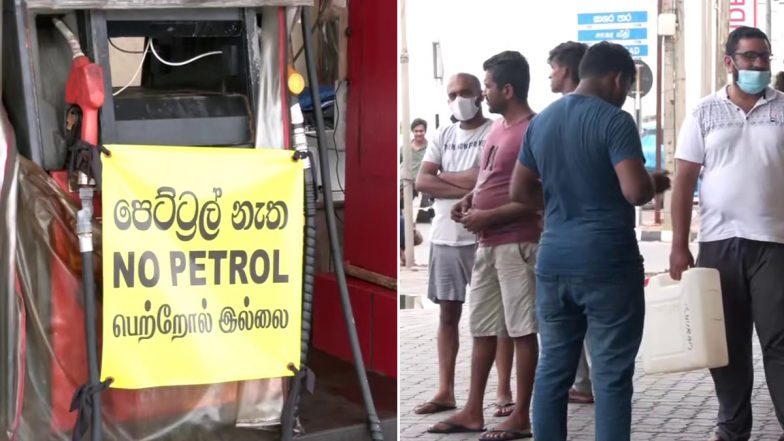 Sri Lanka Economic Crisis: Fuel Stations Put Up ‘No Petrol’ Posters Amid Severe Shortage