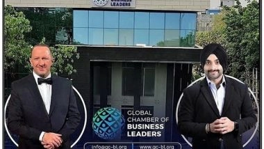 Business News | Global Chamber of Business Leaders Launches in India, Vertex Group Founder - Gagan Arora, Delegate - India to Strategize Growth