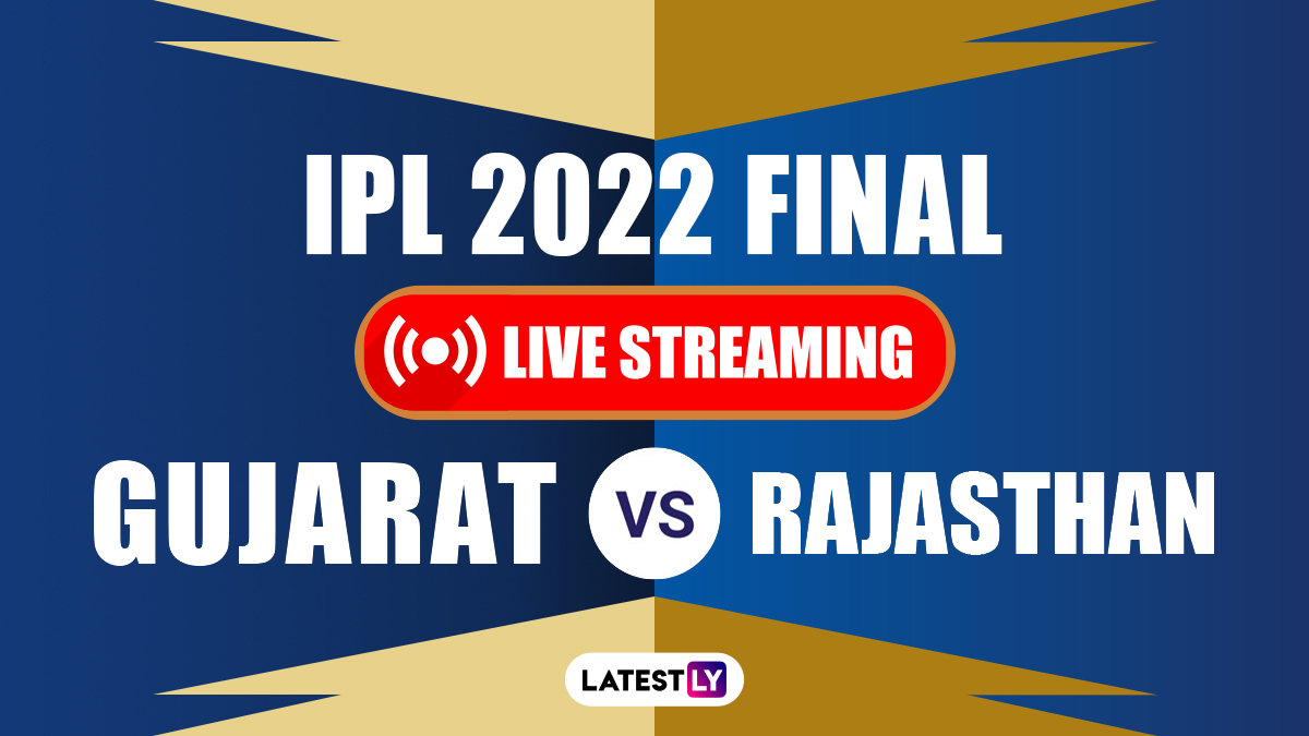 Cricket News Gujarat Titans vs Rajasthan Royals Live Cricket Streaming, IPL 2022 Final 🏏 LatestLY