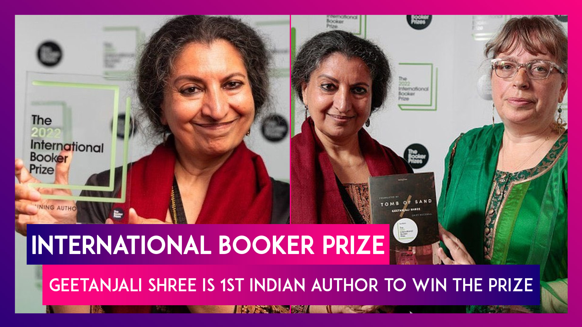 geetanjali shree: Booker Prize for Geetanjali Shree's 'Tomb of