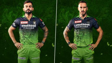 Why Are RCB Players Wearing Green Jersey in Their IPL 2022 Game Against Sunrisers Hyderabad Today?