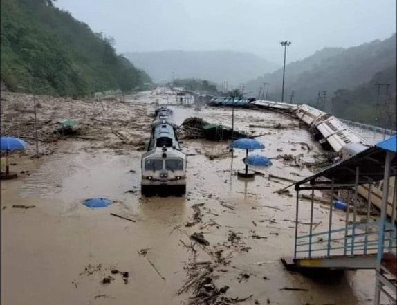 Assam Floods: Evacuation of Trains Stranded in Haflong Completed, More Than 57,000 Hit