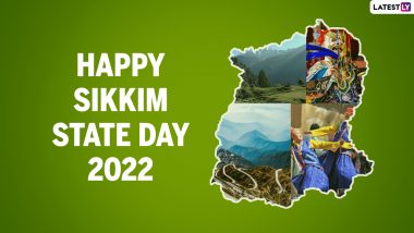 Sikkim Statehood Day 2022 Greetings & HD Wallpapers: Share WhatsApp Status Messages, Photos of the Northeastern State, Wishes and SMS To Mark the State Formation Day