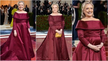 Met Gala 2022: Hillary Clinton Turns Heads With Her Royal Entry at Met Gala Red Carpet After 21 Years