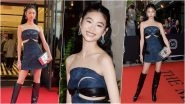 HoYeon Jung at Met Gala 2022: 'Squid Game' Actor Marks Her Met Gala Debut in Suede Cut-out Dress