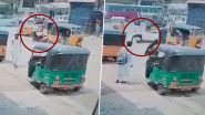 Hyderabad Shocker: Married Woman Stabbed by Stalker on Busy Road in Broad Daylight (Watch Video)