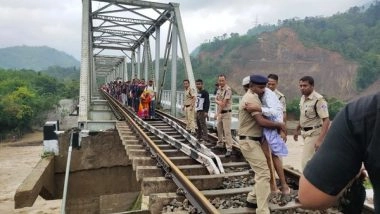 India News | Assam: Incessant Rain, Landslides Affect Train Services in Lumding Division