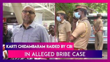 Karti Chidambaram Raided By CBI In Alleged Bribe Case, Father P Chidambaram Says 'Timing Interesting’