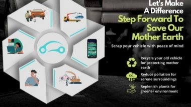 Business News | Scrapoto India Emerges as 1st Company to Provide Online Service in Vehicle Scrapping