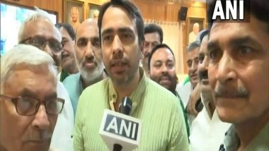 India News | UP: Jayant Chaudhary Files Nomination for RS Elections as Joint Candidate of RLD-SP