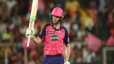 Sports News | IPL 2022: Buttler Slams Fourth Ton of Season as RR Set Up Title Clash with Debutants GT