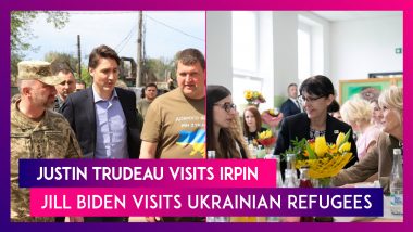 Ukraine-Russia War: Justin Trudeau Visits Irpin, FLOTUS Jill Biden Visits Ukrainian Refugees On Mother's Day