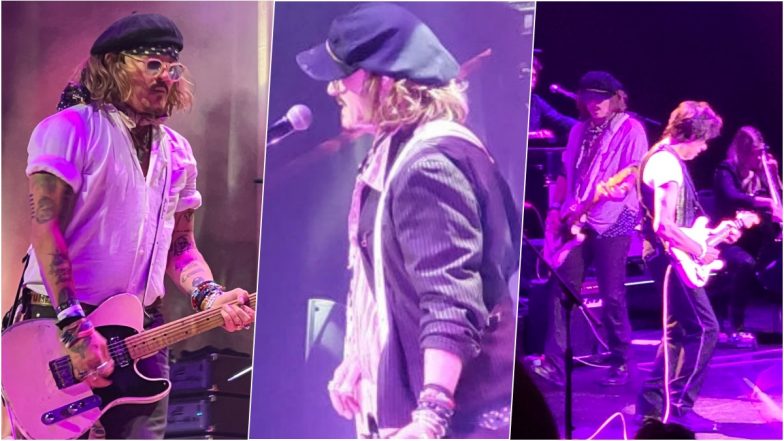 Johnny Depp Receives Standing Ovation As He Once Again Performs Alongside Jeff Beck Ahead of Defamation Trial Verdict