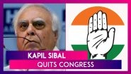 Kapil Sibal Quits Congress, Former Party Mate Jitin Prasada Taunts The Rajya Sabha MP