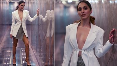 Kiara Advani Was a Glam Bomb in Blazer Plus Skirt Combo at Karan Johar’s 50th Birthday Bash (View Pics)