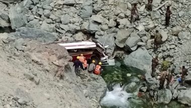 Ladakh Road Accident: 7 Soldiers Killed as Vehicles Falls Into Gorge Near Shyok