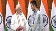 Lakshya Sen Fulfils His Promise, Gifts Almora's 'Bal Mithai' to PM Narendra Modi