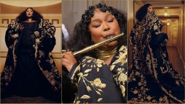 Met Gala 2022: Lizzo Plays Her Trusty Flute While Looking Drop-Dead Gorgeous in Black Silk Satin Dress