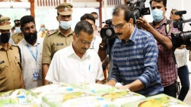 India News | Arvind Kejriwal Visits India's First Food Security Mart in Kochi