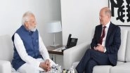 World News | PM Modi Meets German Chancellor Scholz in Berlin