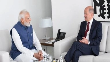 World News | PM Modi Meets German Chancellor Scholz in Berlin