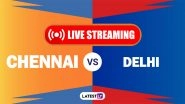 CSK vs DC, IPL 2022 Live Cricket Streaming: Watch Free Telecast of Chennai Super Kings vs Delhi Capitals on Star Sports and Disney+ Hotstar Online