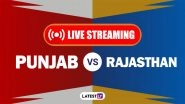 PBKS vs RR, IPL 2022 Live Cricket Streaming: Watch Free Telecast of Punjab Kings vs Rajasthan Royals on Star Sports and Disney+ Hotstar Online