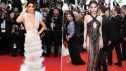 Cannes 2022: From Kendall Jenner&rsquo;s White Sheer Gown To Ngoc Trinh&rsquo;s Nearly-Nude Black Dress, Throwback to Most Risque Outfits Worn by Celebs on Cannes Red Carpet
