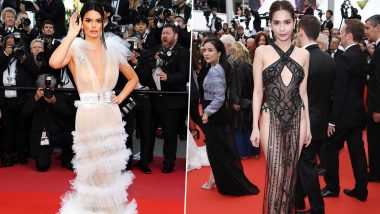 Cannes 2022: From Kendall Jenner’s White Sheer Gown To Ngoc Trinh’s Nearly-Nude Black Dress, Throwback to Most Risque Outfits Worn by Celebs on Cannes Red Carpet