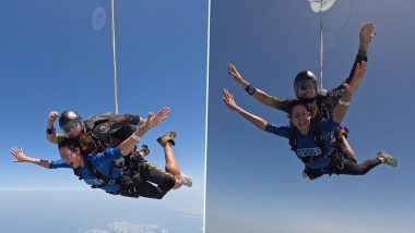 Mira Rajput Says ‘Zindagi Na Milegi Dobara’ As She Skydives in Dubai (View Pics)