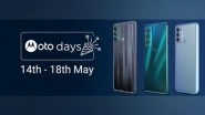 Business News | Motorola Brings Moto Days with Unbelievable Offers Exclusively on Flipkart from May 14-18
