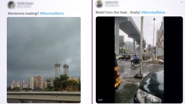 #MumbaiRains Photos And Videos Flood Twitter As The Scorched City Experiences Light Drizzle