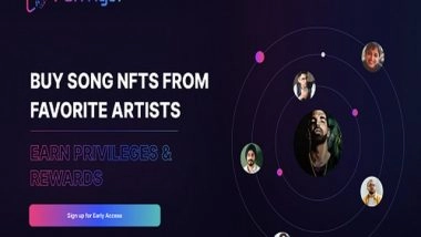 Business News | Ex-Gaana CEO's NFT Music Platform FanTiger Raises USD 5.5 Million