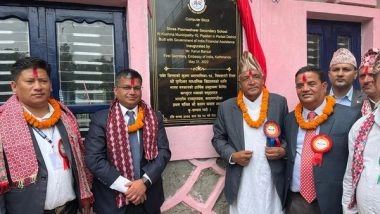 World News | Nepal: Secondary School's Computer Block Built with India's Assistance Inaugurated in Parbat