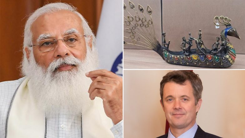 PM Narendra Modi Gifts Dokra Boat From Chattisgarh To Crown Prince Fredrik of Denmark