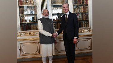 PM Narendra Modi Holds Bilateral Talks with Norwegian Counterpart Jonas Gahr Store Ahead of 2nd India-Nordic Summit