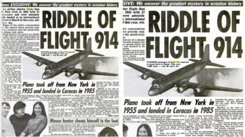 Pan Am Flight 914 Mystery Solved! This Plane Did Not Disappear and Land 37 Years Later in Miami As if Nothing Had Happened | 🔎 LatestLY