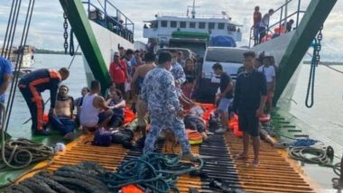 Philippine Ferry Fire: 7 Dead, 120 Others Rescued After Passenger Vessel Catches Fire in Quezon Province